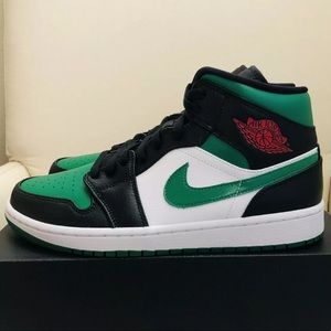 AIR JORDAN 1 GREEN TOE US SIZE 9 BRAND NEW!